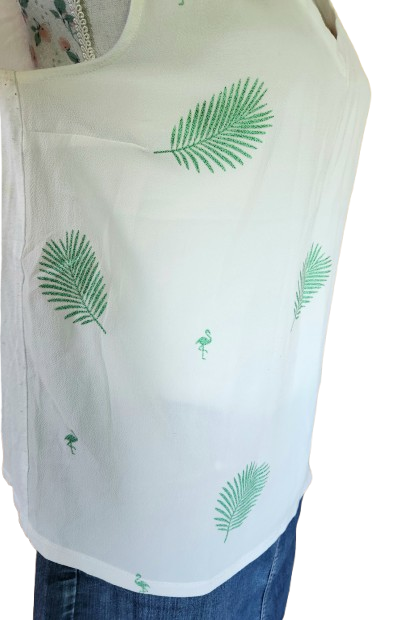 Blouse débardeur à motifs pailletés Naf Naf