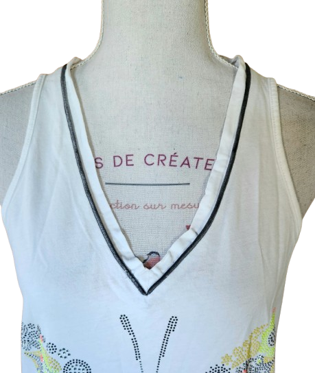Top débardeur avec strass Odemai