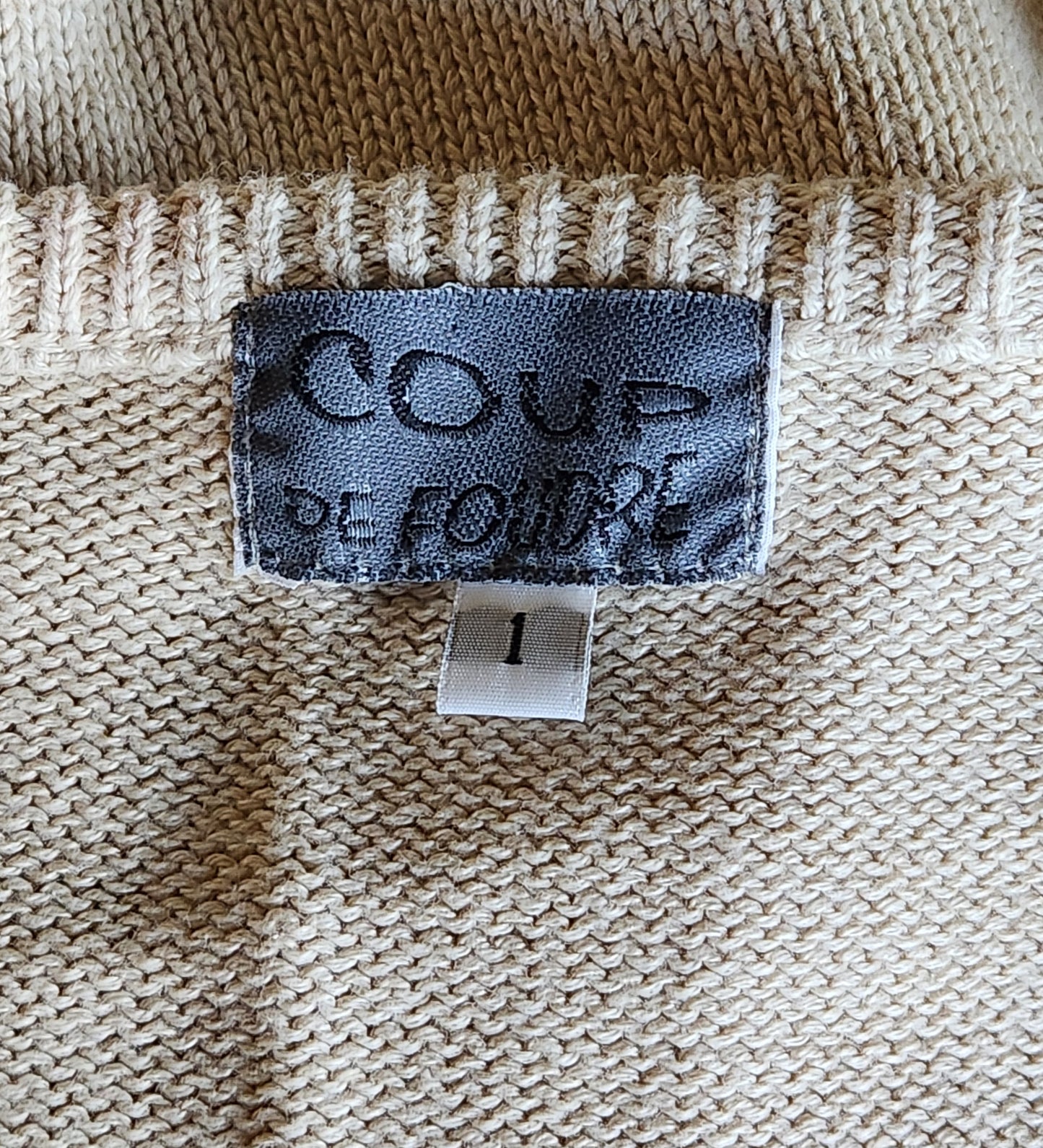 Débardeur en maille légère Coup de Foudre
