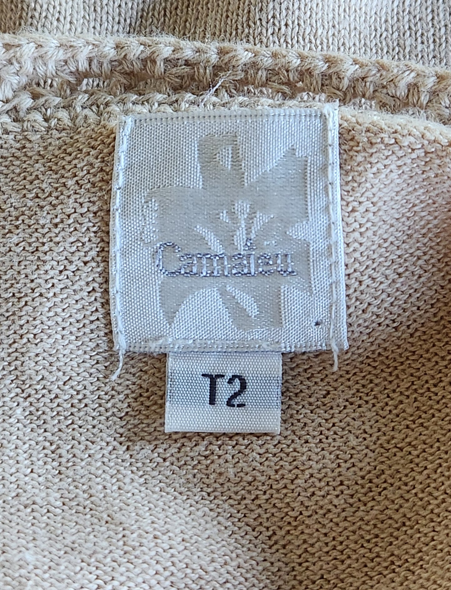 Débardeur avec perles Camaïeu