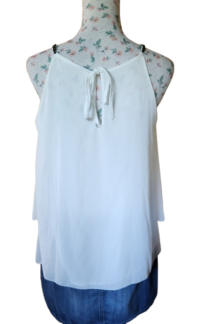 Blouse débardeur avec strass Made in Italy