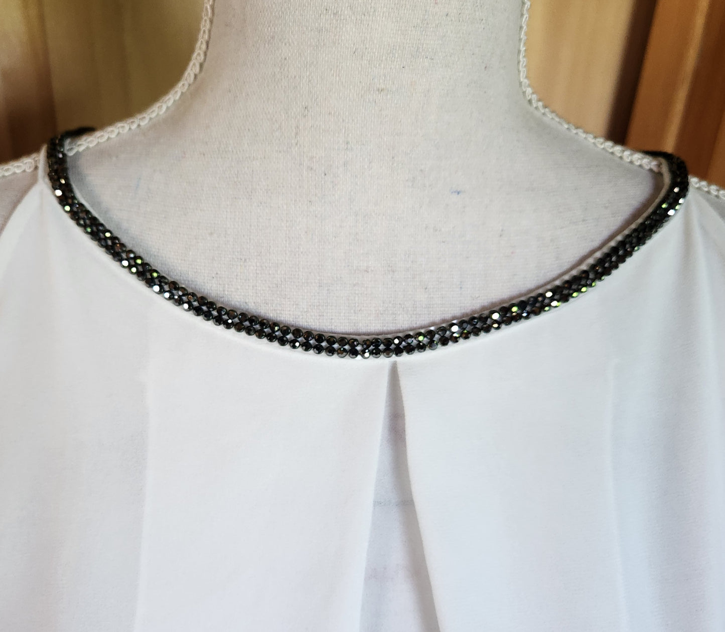 Blouse débardeur avec strass Made in Italy
