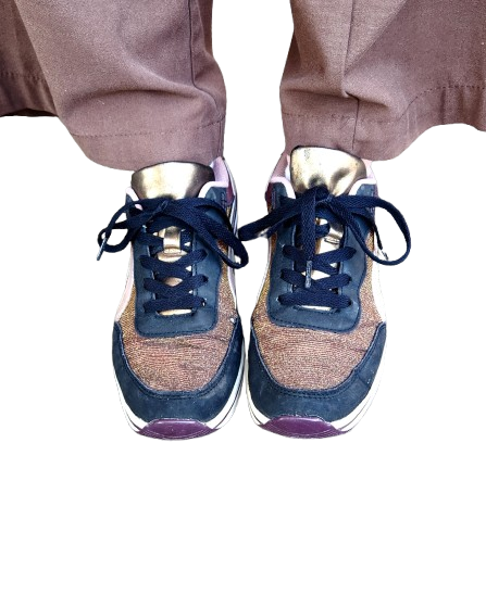 Baskets/sneakers fantaisie à paillettes Grain de Malice