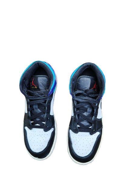 Baskets Air Jordan 1 Mid Bright Concord GS