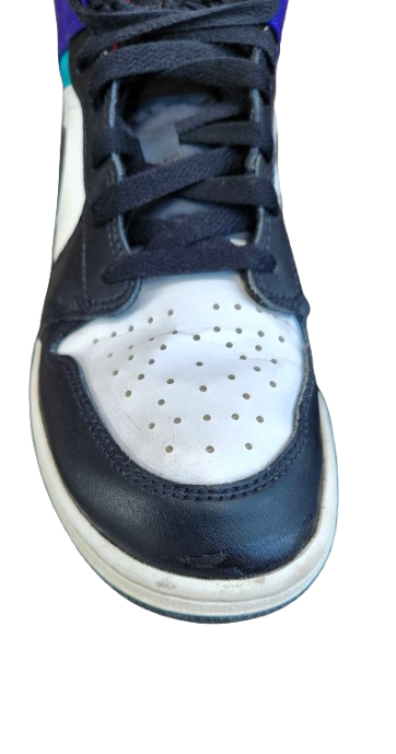 Baskets Air Jordan 1 Mid Bright Concord GS