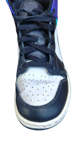 Baskets Air Jordan 1 Mid Bright Concord GS