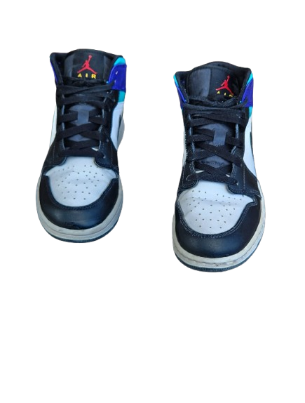Baskets Air Jordan 1 Mid Bright Concord GS