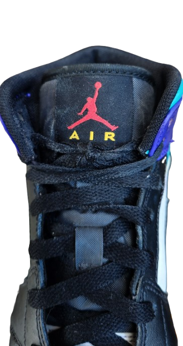 Baskets Air Jordan 1 Mid Bright Concord GS