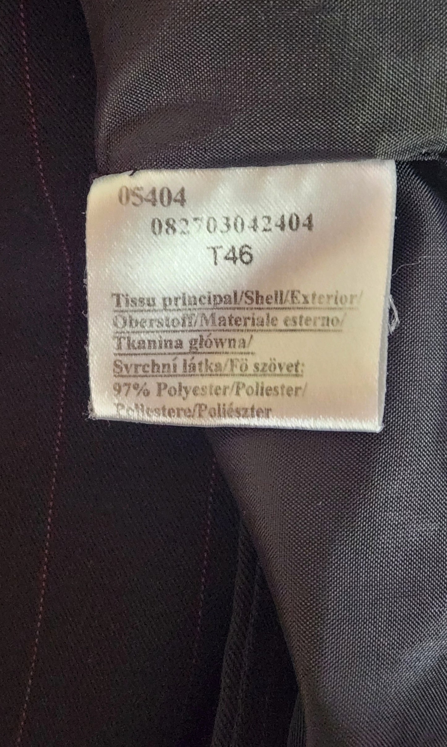 Veste blazer finement rayée Clara Vitti