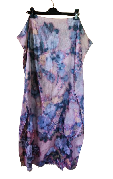 Grand foulard tie and dye léger