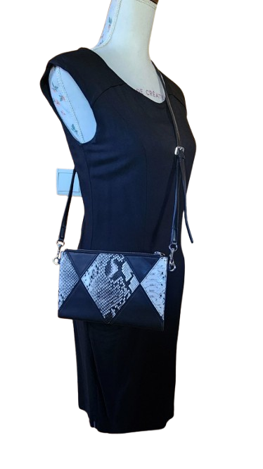 Magnifique sac à main imitation croco VERSACE COUTURE