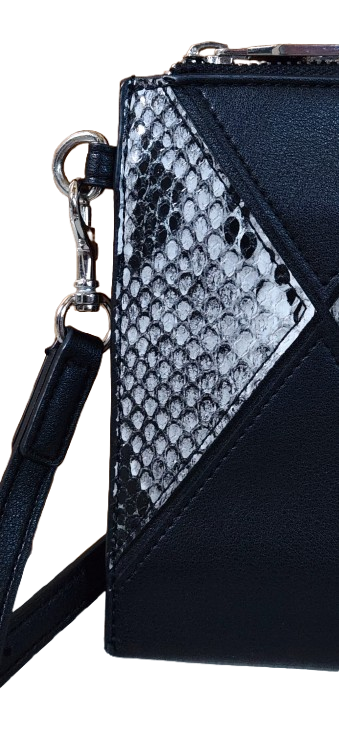 Magnifique sac à main imitation croco VERSACE COUTURE