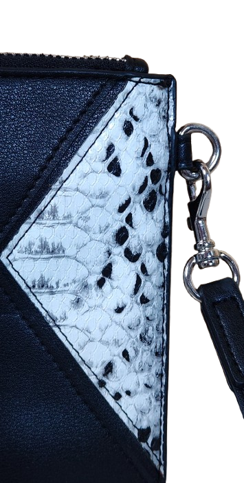 Magnifique sac à main imitation croco VERSACE COUTURE