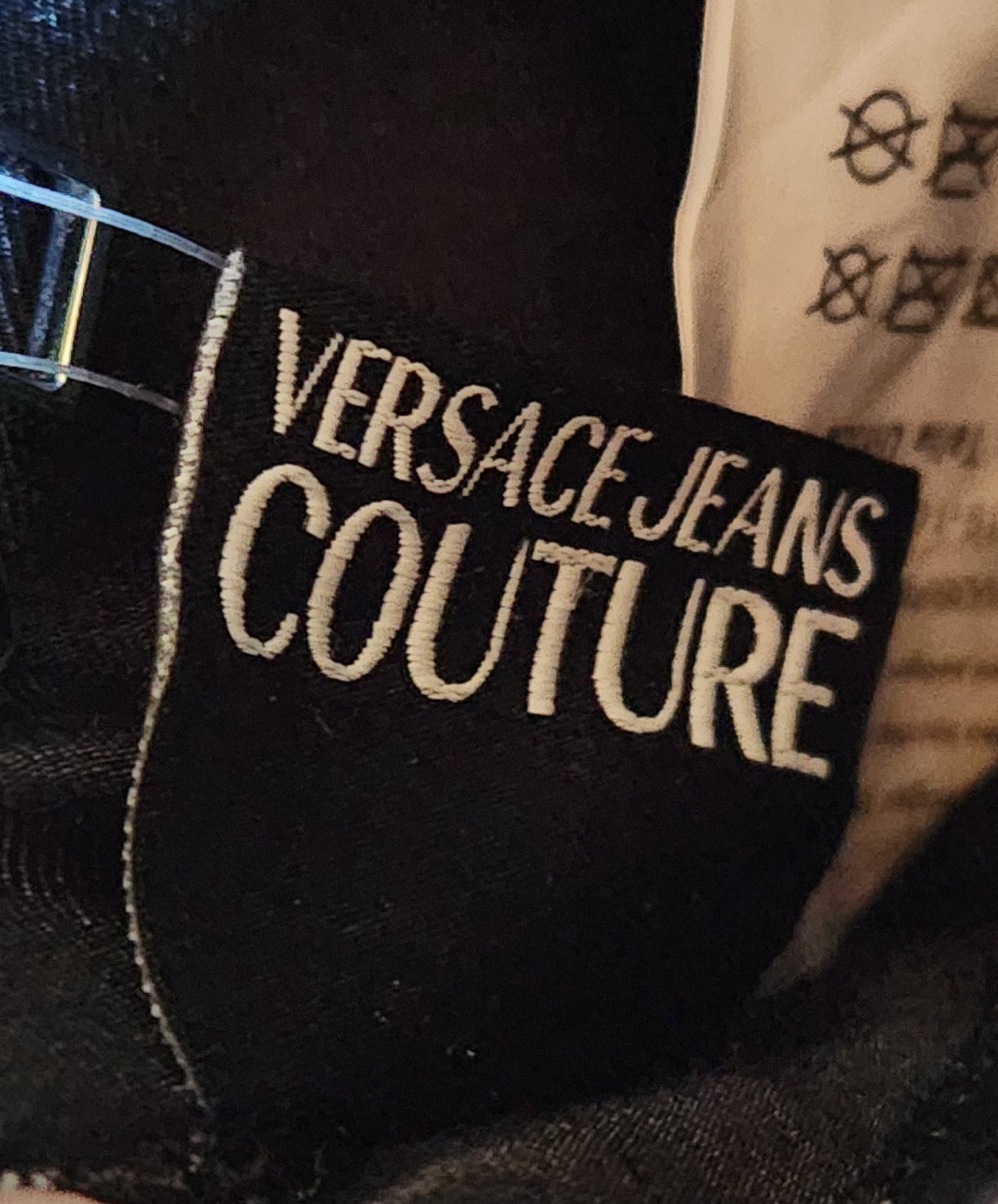 Magnifique sac à main imitation croco VERSACE COUTURE