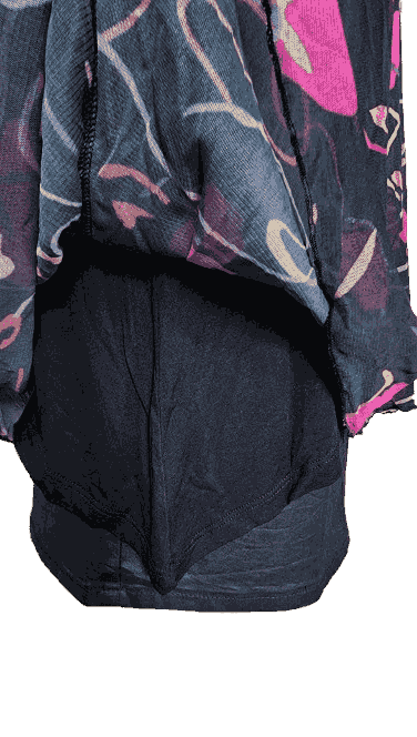Blouse en voile imprimé Toscane