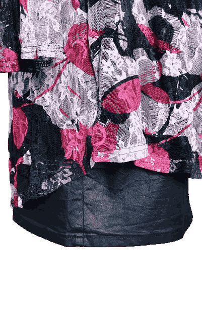 Blouse en dentelle colorée Toscane