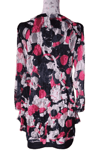 Blouse en dentelle colorée Toscane