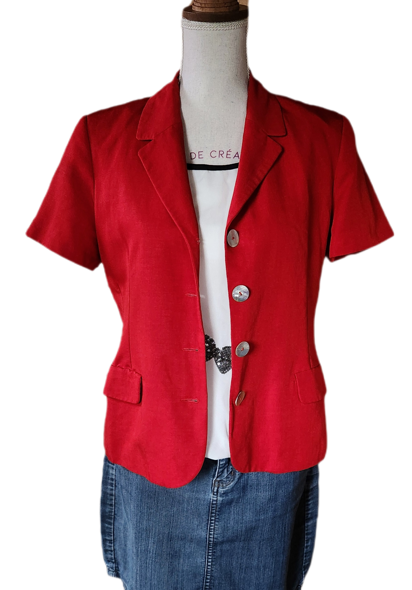 Veste blazer manches courtes Etam