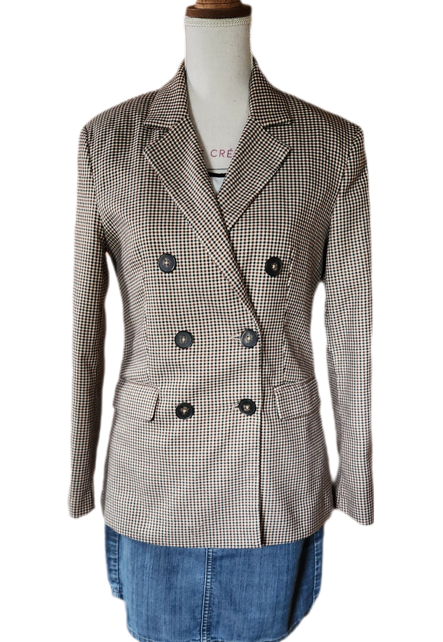 Veste blazer pied-de-poule Pimkie