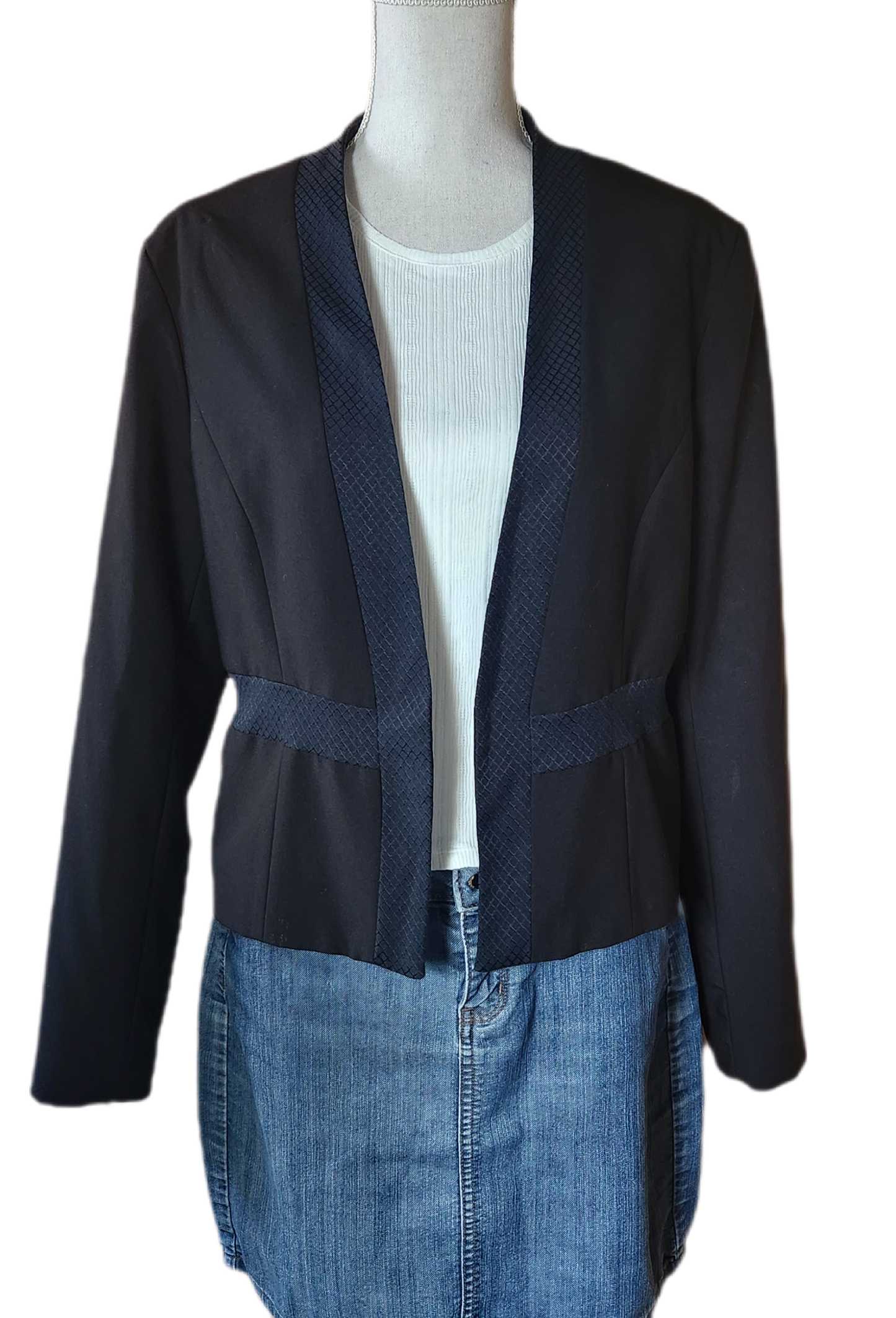 Veste blazer noire Grain de Malice