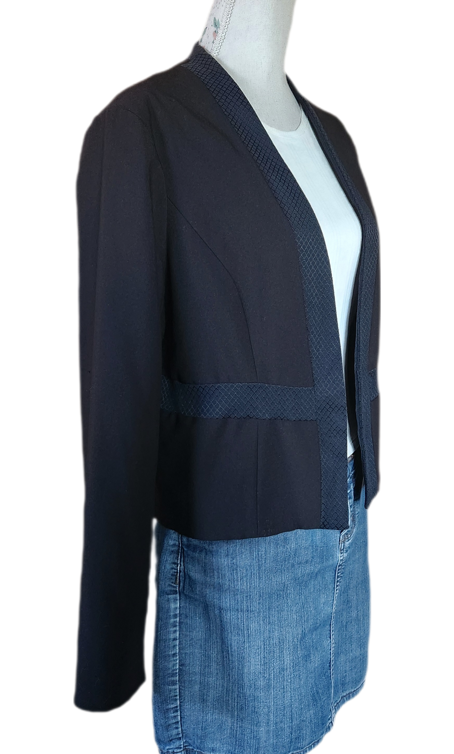 Veste blazer noire Grain de Malice