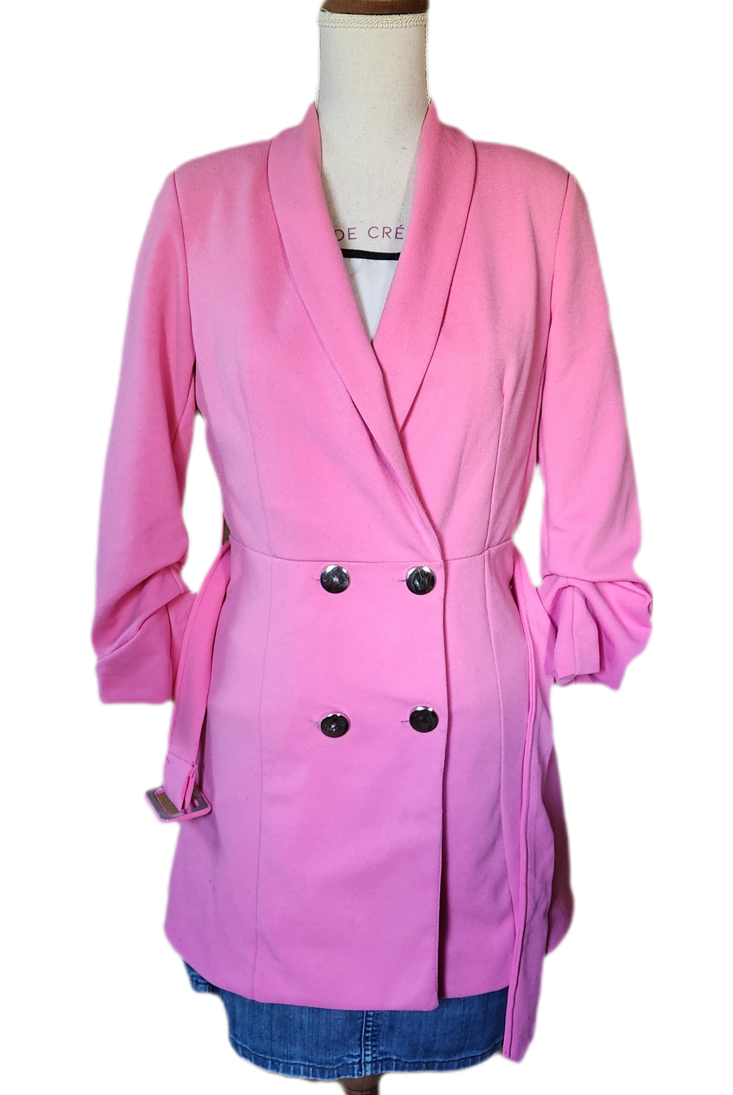 Veste blazer longue Boohoo