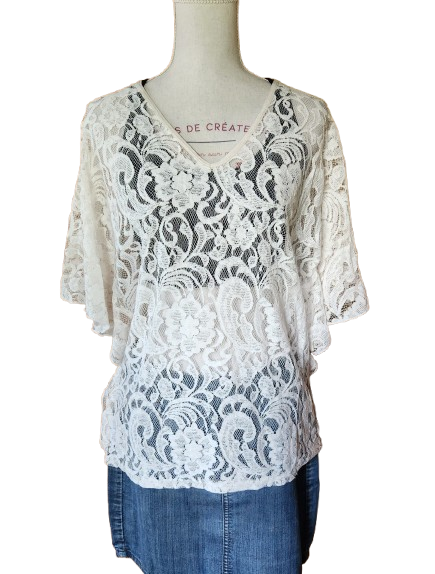 Blouse en dentelle Made in Italy