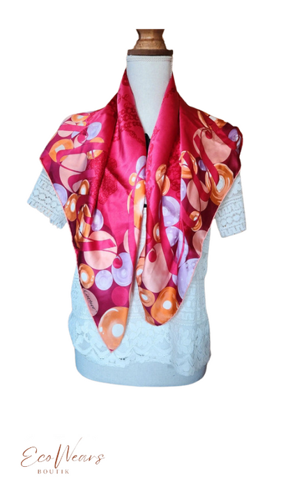 Foulard carré en soie CARTIER