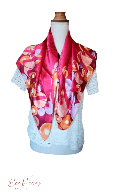 Foulard carré en soie CARTIER