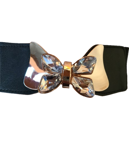 Large ceinture élastique boucle papillon