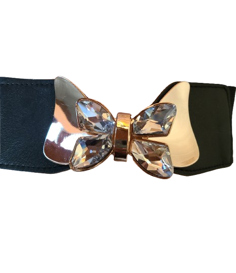 Large ceinture élastique boucle papillon