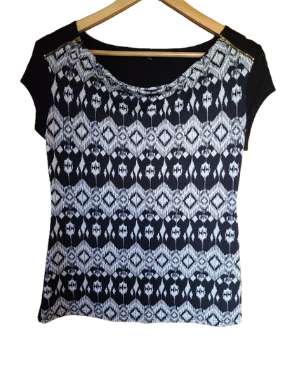Tee-shirt imprimé sans manche