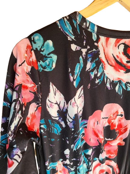 Robe longue fleurie Made in Italy