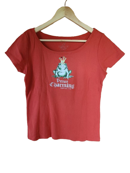 Tee-shirt avec strass "Prince Charmant" Esprit