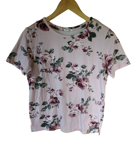 Tee-shirt fleuri Ardene Basic