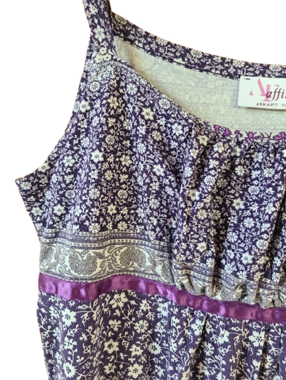 Débardeur fleuri en viscose Armand Thiery