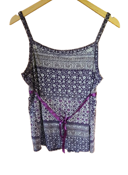 Débardeur fleuri en viscose Armand Thiery