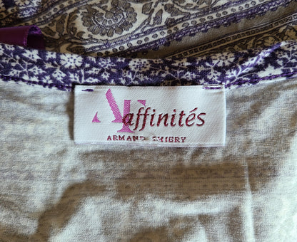 Débardeur fleuri en viscose Armand Thiery