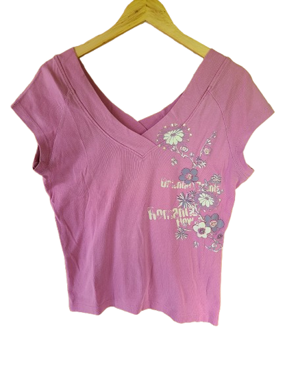 Tee-shirt imprimé floral avec sequins In Extenso