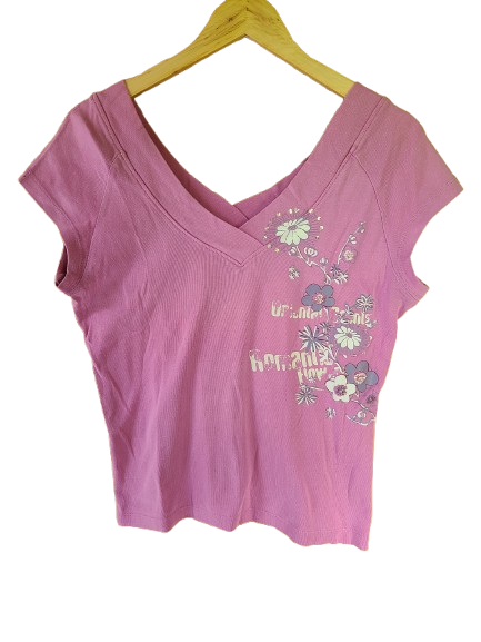 Tee-shirt imprimé floral avec sequins In Extenso