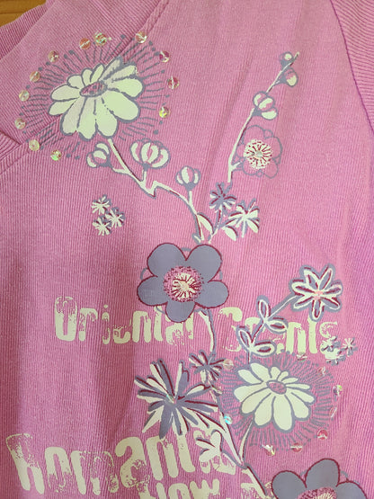 Tee-shirt imprimé floral avec sequins In Extenso