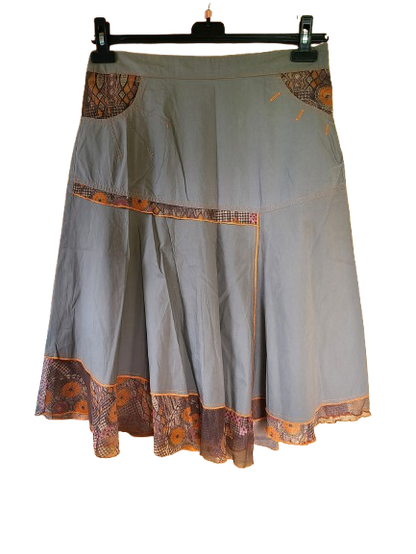 Jupe asymétrique avec voile Patrice Bréal