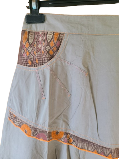 Jupe asymétrique avec voile Patrice Bréal