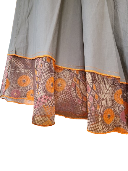 Jupe asymétrique avec voile Patrice Bréal