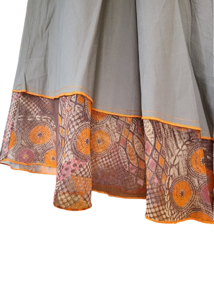 Jupe asymétrique avec voile Patrice Bréal