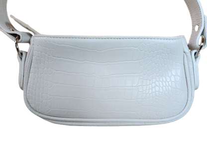 Petit sac à main/pochette imitation croco PrettyLittleThing