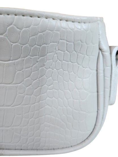 Petit sac à main/pochette imitation croco PrettyLittleThing