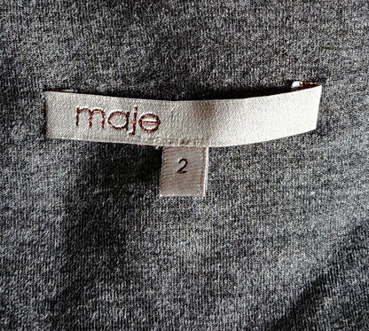 Robe moulante froncée MAJE