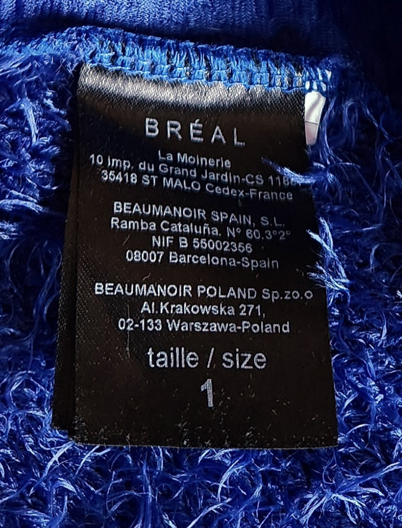 Pull doux bi-matière Bréal