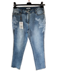 Jean avec strass et broderies Punt Roma
